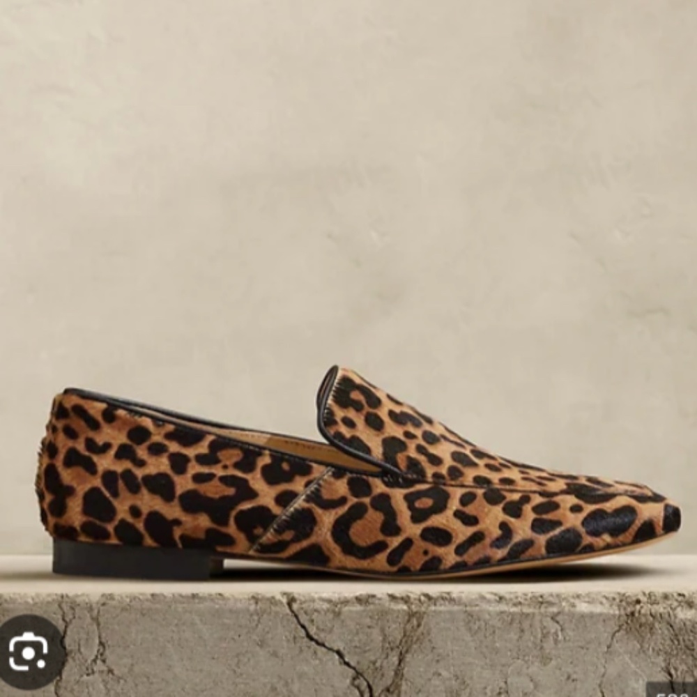 Banana Republic Luz haircalf leather loafer